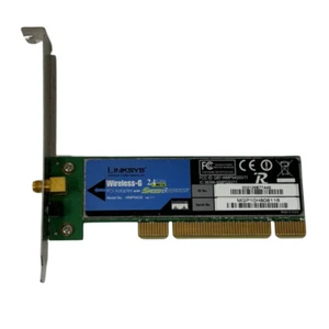 Linksys WMP54GS Wireless G PCI Card Adapter 54Mbps SpeedBooster 2,4GHz - Bild 1 von 12
