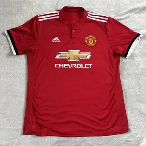 Manchester Utd 2017/18 Heimtrikot Herren Football Shirt Climacool Large - Bild 1 von 8