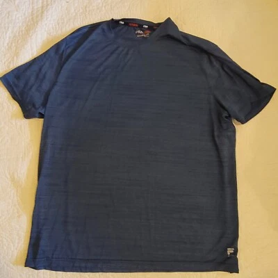 Fila Workout - Camiseta corte seco - Azul marino con rayas débiles - Para hombre Talla L Foto 1 de 3