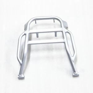 Silver Rear Cargo Support Shelf Carrier Luggage Rack For Suzuki DR650 DR650SE DR - Foto 1 di 6