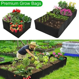 Fabric Raised Garden Bed 3x6 ft Grow Bag Planter for Vegetables, Plants, Flowers - Picture 1 of 14