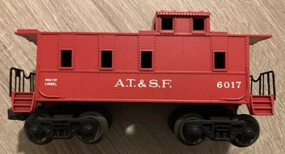 Lionel Postwar 6017-235 A.T.&S.F. Caboose - O Gauge - Nice - box - Image 1 of 4