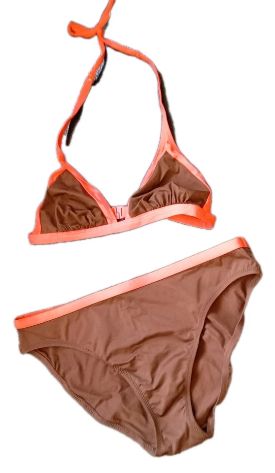 Huit Plage Bikini Gr 38  Neu braun Rot neckholder 2 Teilig - Bild 1 von 4