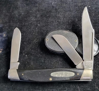 VTG RARE 1972-1986 Buck USA 301 Stockman 3 Blade Folding Pocket Knife NICE  - Image 1 of 4