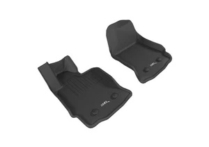 3D MAXpider for 2015-2019 Chevrolet Corvette Kagu 1st Row Floormat - Black - Picture 1 of 5