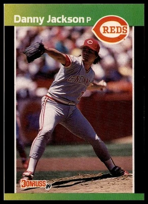1989 Donruss #124b Danny Jackson - Image 1 of 2