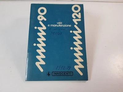 Manuale uso e manutenzione Innocenti Mini 90 e Mini 120 originale edizione. 1978 - Immagine 1 di 4