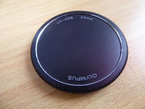 Olympus LC-43B 43mm Lens Cap for 25mm f2.8 Pancake metal version  vgc m33/16 - Picture 1 of 3