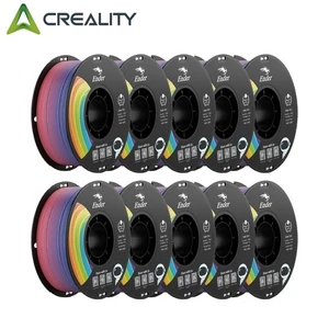 10PCS Creality 3D Printer Filament, PLA Plus Filament 1.75Mm Rainbow PLA Pro  - Picture 1 of 7