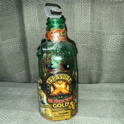 Treasure X Sunken Gold Bottle Smash - Figura de acción y tesoro dentro de oro real? Foto 1 de 4
