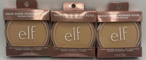 3 pezzi filtro polvere Elf Halo Glow polvere pressata ~ neutro chiaro ~ 0,35 once ciascuno - Foto 1 di 2