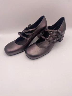 Bomba para mujer Jeffrey Campbell pistola metal Tierz Mary Jane talla 8 Foto 1 de 4