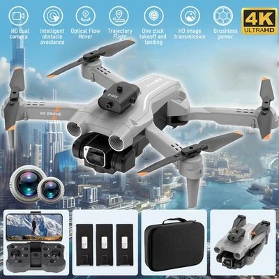 MARKENLOS Drone con Telecamera 4K HD RC Quadcopter Pieghevole FPV Prevenzione Ostacoli Drone DHL