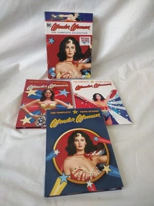 Wonder Woman: The Complete Collection DVD Box Set PG 21 Disc Series 1-3 R2 UK - Picture 1 of 8