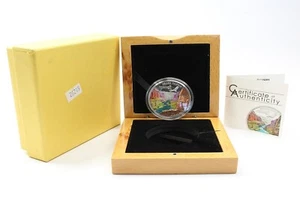 Cook Islands 2014 Silver .925 Spectacular Landscapes Grand Canyon $5 Proof Coin - Picture 1 of 3