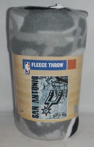 San Antonio Spurs NBA Basketball 50x60 Fleece Throw Blanket - Picture 1 of 3