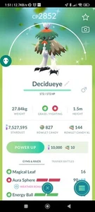 Glänzendes Hisuian Decidueye (maximiertes Level 40) (drei Züge) Pokemon Trade Go - Bild 1 von 2