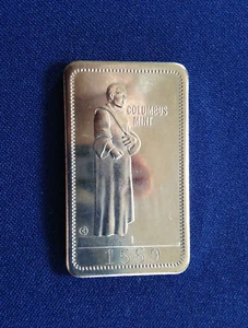 1973 Columbus Mint CM-1N Columbus Day Santa Maria Nickel Art Bar B0848 - Bild 1 von 4