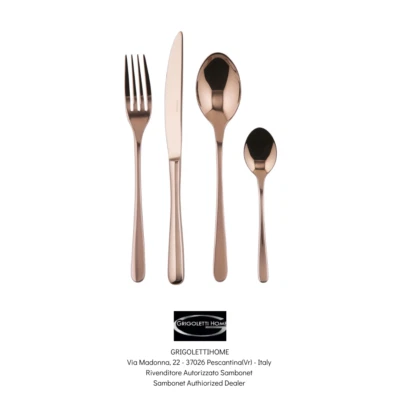 Sambonet - Taste PVD Cobre / - Cubiertos 24 Piezas para 6 Personas - Detallista - Imagen 1 de 4