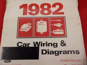 1982 FORD LINCOLN MERCURY WIRING DIAGRAMS FACTORY MANUAL (FM1982C) - Bild 1 von 13