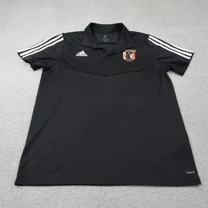 Adidas Polo Shirt Adult XL Black Climalite Soccer Classics Eagles Mens - Picture 1 of 11