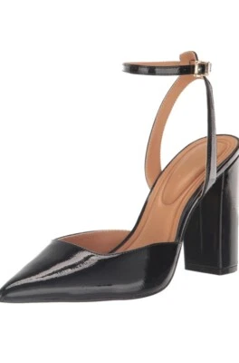 Mujer Jessica Simpson Nazela Punta Bomba Negro Correa de Tobillo Talla 5.5M Nuevo en Caja Foto 1 de 4