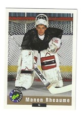 MANON RHEAUME 1992-93 Classic Hockey Draft card #59 First Female Goalie!