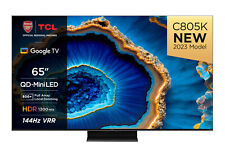 TCL C80 Series 65C805K TV 165.1 cm (65") 4K Ultra HD Smart TV Wi-Fi Black