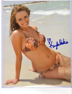 KAYLA PERKINS model , BENCHWARMER 8 X 10 AUTOGRAPH PHOTO - Picture 1 of 1
