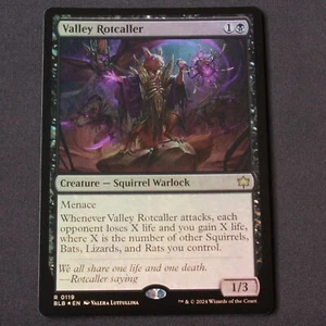 Valley Rotcaller FOIL MTG Bloomburrow raro 119 casi nuevo - Imagen 1 de 6