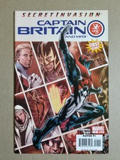Captain Britain and MI13 #1 (2008 Marvel Comics) First Print ~Secret Invasion VF