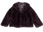 Saga Mink Echter Nerz Fell Pelz Winter Mantel Jacke für Damen - Größe 38-40