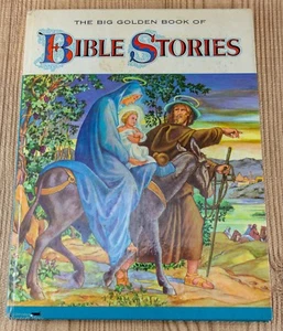 The Big Golden Book of Bible Stories 1964 7th Printing Hardback Vintage Book - Picture 1 of 9
