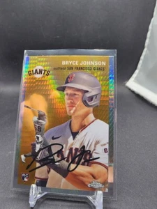 BRYCE JOHNSON 2023 Topps Chrome Platinum PRISM REFRACTOR #20 Giants RC - Picture 1 of 2