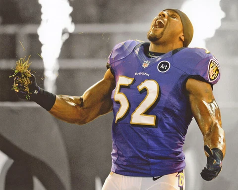 Baltimore Ravens RAY LEWIS 8x10 Photo NFL Football Print Poster Cover