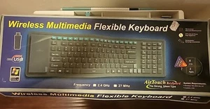 AIRTOUCH FLEXIBLE WIRELESS KEYBOARD USB CONNECT - Picture 1 of 4