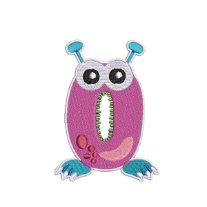 Monster Number 0 Parche Bordado Hierro/Cosido Aplique Chaleco Chaqueta Ropa - Imagen 1 de 12