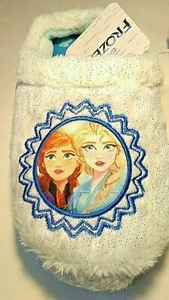 Disney Frozen Mujer Zueco Peludo Zapatillas Casa Zapatos Nuevos con etiquetas Talla 5/6 Piel Imitada Azul - Imagen 1 de 4