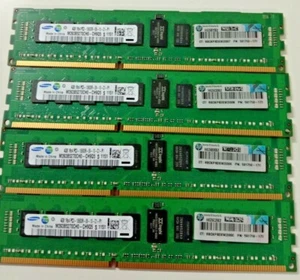 HP 32GB 8 x 4GB 1Rx4 DDR3 PC3-10600R ECC Memory 591750-171 DL360 DL380 DL385 G6 - Picture 1 of 4