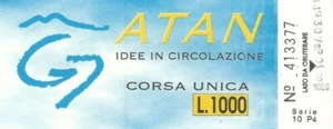 Biglietto speciale ATAN da 1000 Lire Evento G7 1994 Napoli (07) - Picture 1 of 2