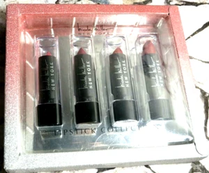 LIPSTICK  COLLECTION NIcole Miller NY 4 Piece Satin Nude Lipstick NIB - Picture 1 of 2