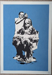 Eelus Chewbarber (blue), 2006 Screenprint on paper 88/200 Star War Chewbacca - Picture 1 of 4