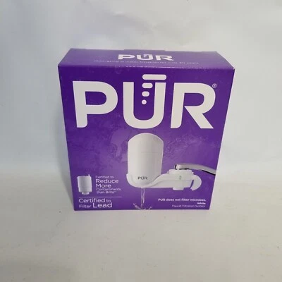 PUR Faucet Mount Filtration System, Filer included, White - Image 1 of 3