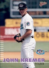 2000 Greensboro Bats Multi-Ad #15 John Kremer Indianapolis Indiana Baseball Card