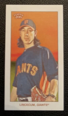 TIM LINCECUM 2021 TOPPS T-206 Wave 6 #18 San Francisco Giants Lenox Only 10! - Image 1 of 2