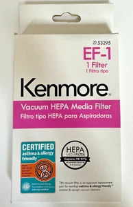 KENMORE EF-1 Vacuum HEPA Media Air Filter Cleaner Exhaust Upright 53295 Genuine - Picture 1 of 2