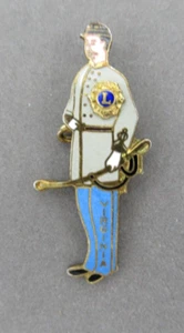 Vintage Lions Club Pin Confederate Soldier - Bild 1 von 2