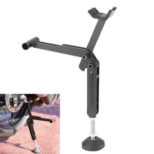 Portable Wheel Support Side Stand Paddock Motorcycle Lift Stand Jack Accessories - Foto 1 di 10