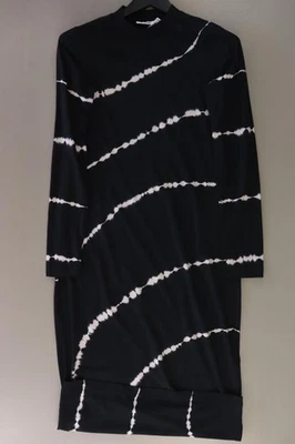 ⭐ Weekday Langarmkleid Slim Kleid für Damen Gr. 38, M schwarz aus Baumwolle ⭐ - Bild 1 von 4