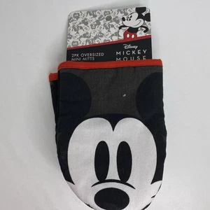 Disney Mickey Mouse 2 Oversized Mini Mitts Oven Mitts NEW - Picture 1 of 5